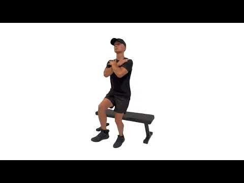 Sit to Stand single leg (right) w/ arms crossed