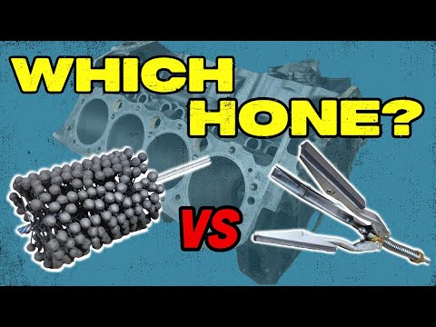 3 Jaw Stone Hone vs Ball Hone - Best way to hone an engine? How to use an engine hone - Budget Build