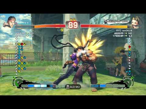 jyobin (Ryu) vs RYO ren0624 (Ibuki) - SSF4 Arcade Edition Xbox Live Ranked Match