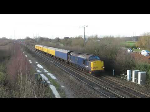 Ex-DRS 37607 - 3Z15 NR UTU, Stenson Jn 16/12/18.