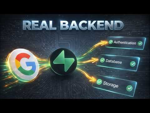 Build a Full-Stack Web App with Google AI Studio + Supabase