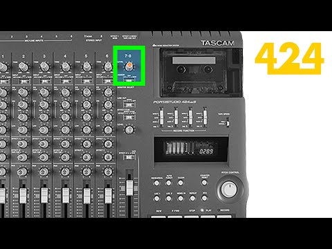 TASCAM 424 MKIII 4-TRACK: Inputs 7/8 | 424recording.com