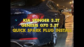 Genesis G70/Kia Stinger 3.3T Quick Spark Plug Install