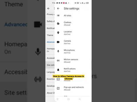How to Allow Camera Access in Google Chrome? #shorts #howto #chrome #google #android #googlechrome