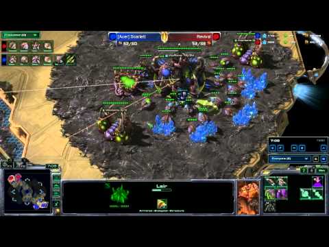 SeKo Starcraft - Scarlett vs Revival Game 2 - ZvZ - SC2 HOTS Replay