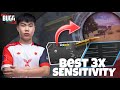 East Pubg : World's Best 3x Sensitivity 2024 & 5 Finger Control Code | Basic Settings | Its BugG