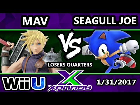 S@X 187 - Mav (Cloud) Vs. InC | Seagull Joe (Sonic) - SSB4 Losers Quarters - Smash