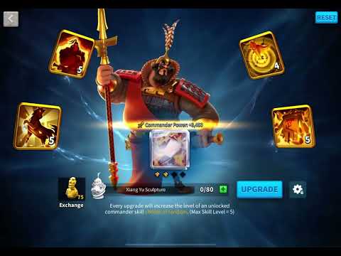 Xiang yu expertise  | Rise Of Kingdoms