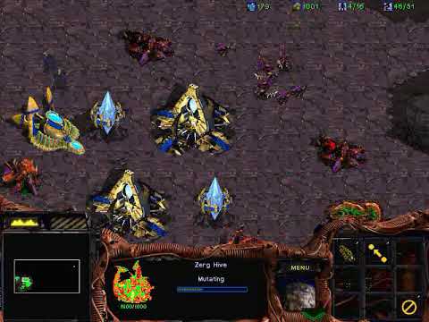 Starcraft Brood War (original version) Zerg mission 08 To Slay the Beast Speedrun