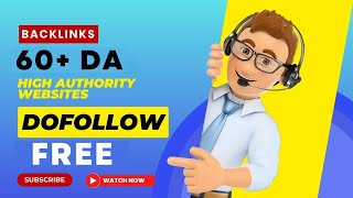 60+ Da Dofollow Backlinks Instant Approval - Backlinks Seo Strategy