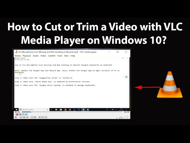 2023 Ultimate Guide]How to Cut Video in VLC