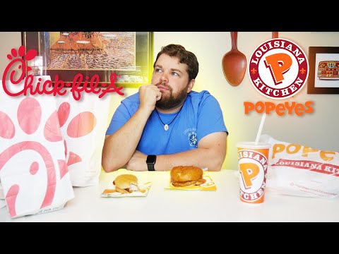 WHICH IS BETTER?! - Chick Fil A vs Popeyes Chicken Sandwich