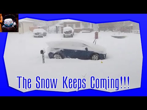 Blizzard in DENVER, USA (March 14, 2021)