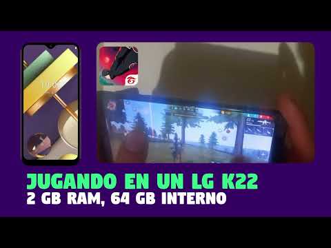 LG K22 - Jugando Free Fire , Pubg Mobile. En 2025