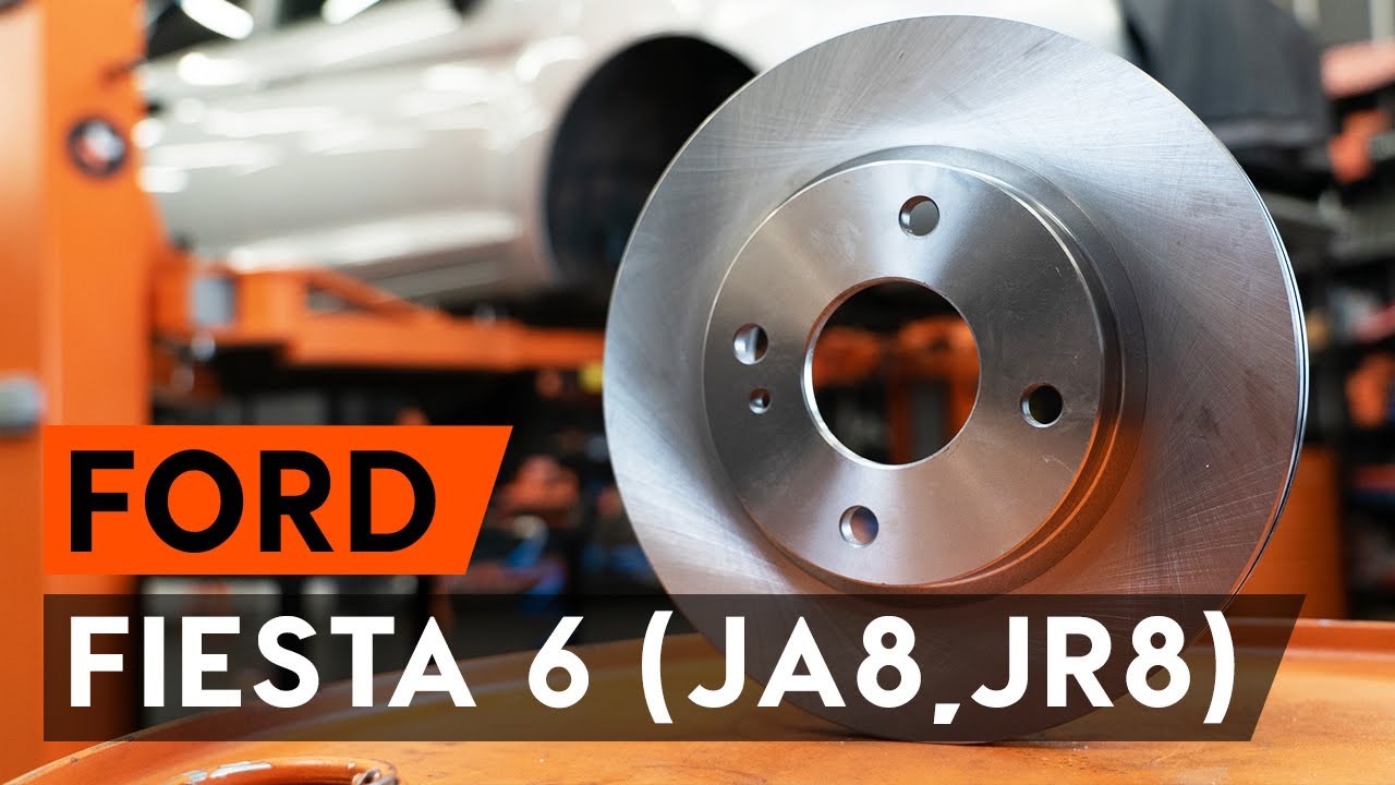 Bremsscheiben vorne selber wechseln: Ford Fiesta JA8 - Austauschanleitung