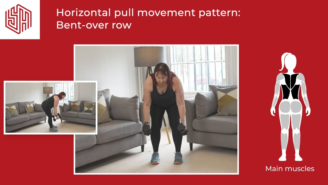 STRONGER at HOME: Upper Body Exercises - Bent over rows