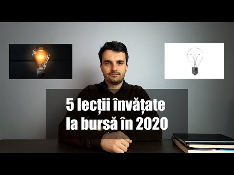 Top 5 lectii pe care le-am invatat la bursa in 2020