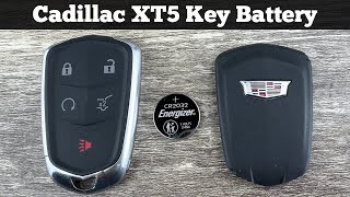 How To Replace CADILLAC XT5 Key Fob Battery 2017 - 2024 Change Replacement CT5 Remote Batteries DIY