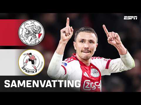 STEVEN BERGHUIS HEEFT DE SMAAK TE PAKKEN BIJ DEBUUT ÓSCAR GARCÍA 🇪🇸 | Samenvatting Ajax - Sparta