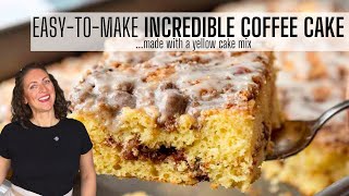 SIMPLE CAKE MIX COFFEE CAKE