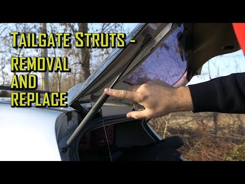 Tailgate Struts - Removal and Replace, Peugeot & Citroen
