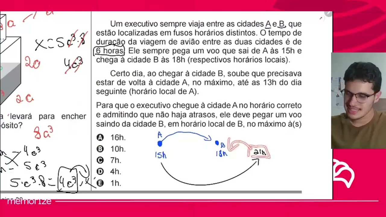 Resolução em Vídeo — Questão 180 ENEM 2014