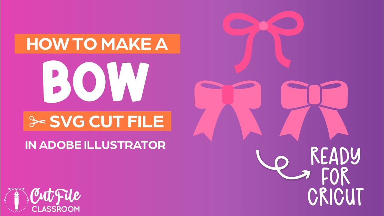 How to Make a Bow SVG for Cricut in Illustrator