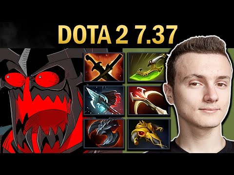Shadow Fiend Dota 2 7.37 Miracle with 1000 GPM and Satanic - TI14