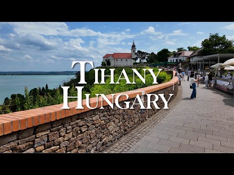 Tihany Abbey Walk – Historic Hilltop Views, Hungary 🇭🇺 (No Talking)