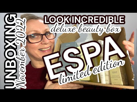 LOOK INCREDIBLE DELUXE BEAUTY BOX NOVEMBER 2022 // LIMITED EDITION // ESPA
