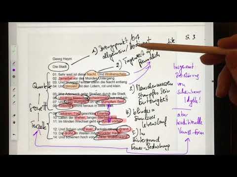 Expressionistische Gedichte schnell erkennen