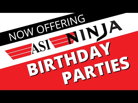 ASI Gymnastics Ninja Birthday Parties!