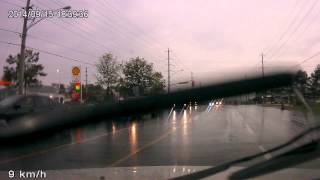 preview picture of video 'Traffic accident at Rossland Rd. E. and Harwood Ave. N. in Ajax, Ontario'