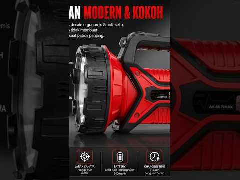 Aoki Senter LED 50W Rechargeable 5400mAh AK-6671MAX