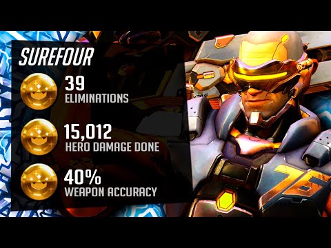 Top 500 DPS Main Soldier 76 - Surefour! [ Overwatch Season 30 ]