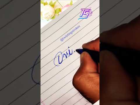 Ovi...❤️ Arte do nome em bela caligrafia cursiva em inglês #nameart #handwriting #calligraphy #art