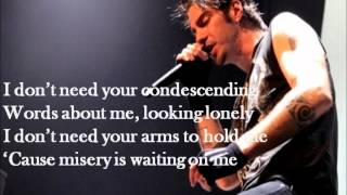 Three Days Grace - Misery Loves My Company Lyrics