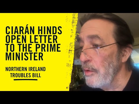 Ciaran Hinds Letter to the Prime Minister on the Northern Ireland Troubles Bill