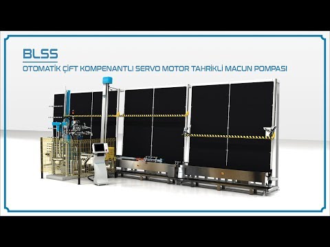 Автоматический двухкомпонентный гидравлический экструдер Best Makina BLS-H