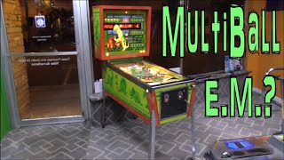Genius Pinball Designer Ted Zale's 1971 Bally Four Million B.C. Machine Plays Great + Other Designs!