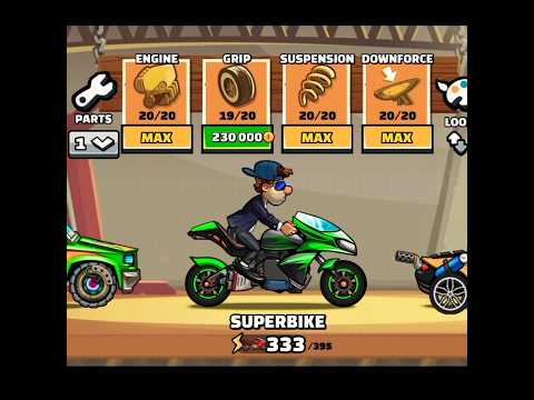 Hill Climb Racing 2 : Super Bike Maxed Out 🔥