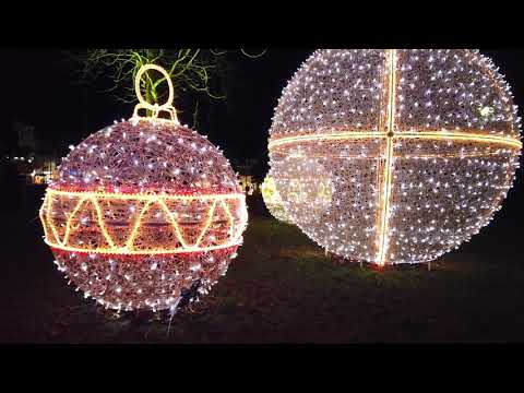 Lichtermeer in den Kaiserbädern auf Usedom