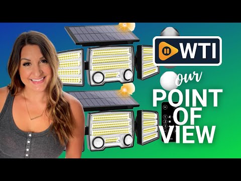 SIDSYS Solar Outdoor Lights - WTI product video review