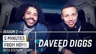 Stephen Curry Shows Daveed Diggs His Endless Love for Hamilton | 5 Minutes from Home