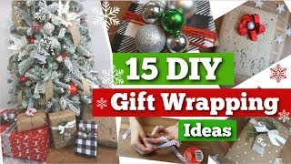15 DIY Dollar Tree Gift Wrapping Ideas & Hacks | Christmas Ideas | Momma From Scratch
