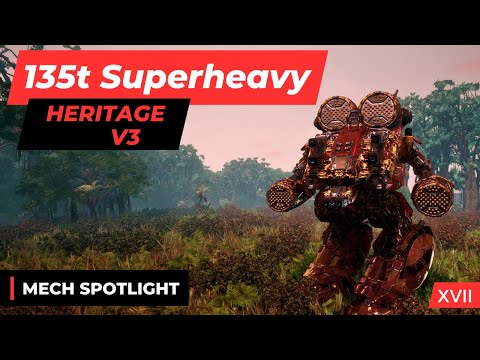 A Wall Of Missiles From 135 Ton Superheavy - Heritage From YAGDM - MW5 MECH SPOTLIGHT