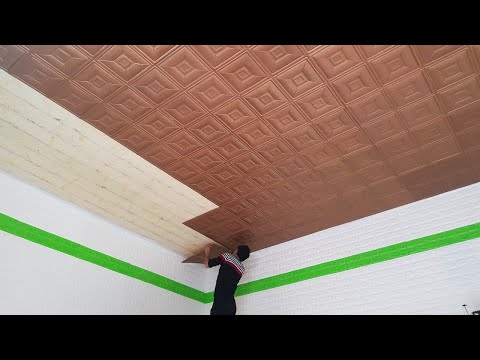 GH | THI CÔNG XỐP 3D TRẦN VÀ TƯỜNG ĐẸP NHẤT HÀ NỘI - xốp dán tường