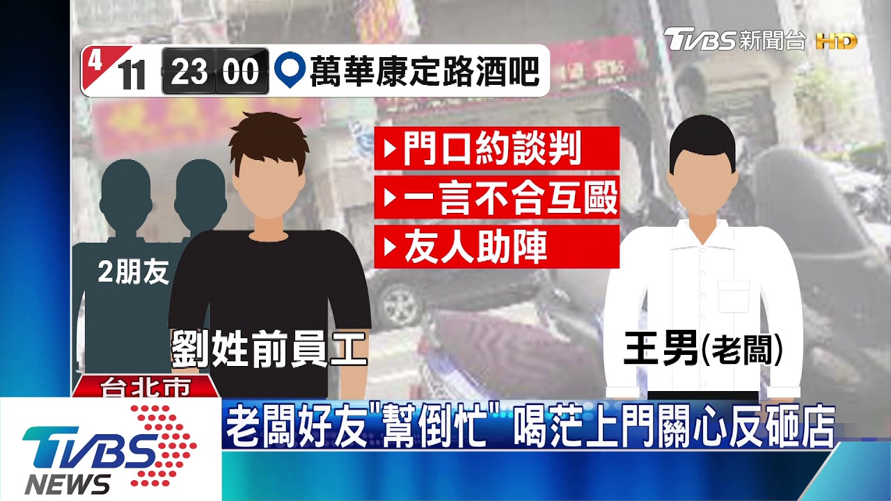 疑債務糾紛! 酒吧老闆、前員工爆全武行