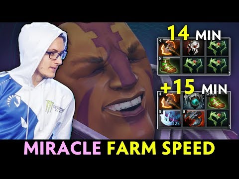 Miracle FARM SPEED — when M-GOD picks his best Anti-Mage