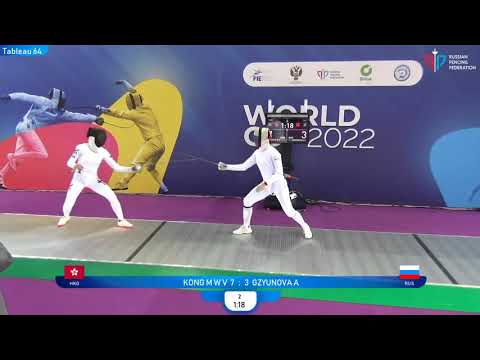 Sirius Epee 2022, WE Ind T64 Kong HKG - Gzyunova RUS